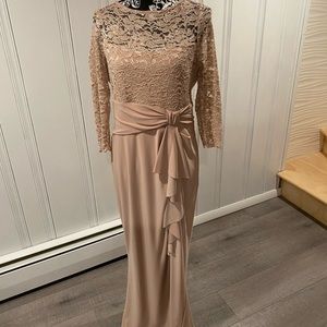 Pink/Nude long formal dress